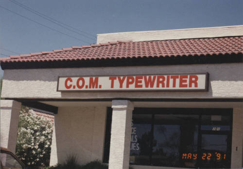 C.O.M. Typewriter - 1910 South Priest Drive, Tempe, Arizona