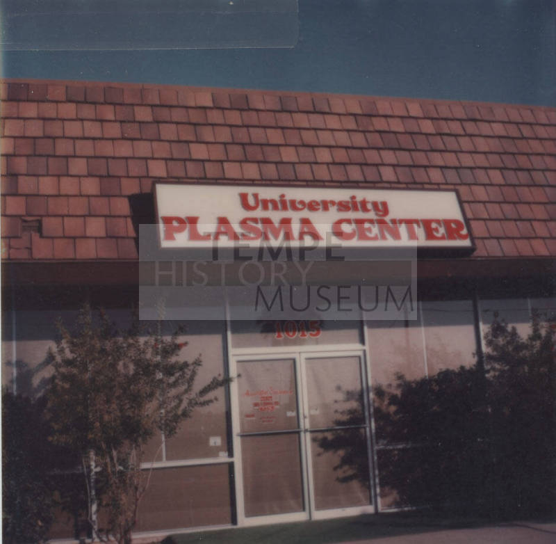 University Plasma Center - 1015 South Rural Road, Tempe, Arizona
