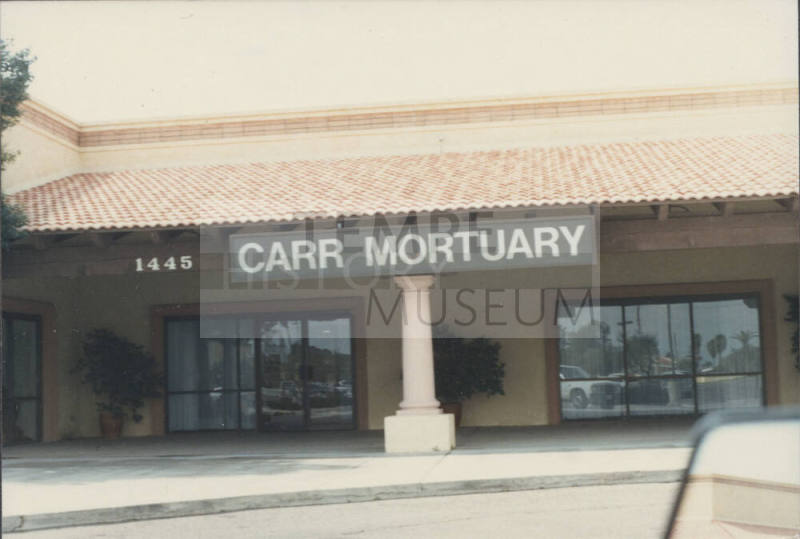 Carr Mortuary - 1445 West Southern Avenue, Tempe, Arizona