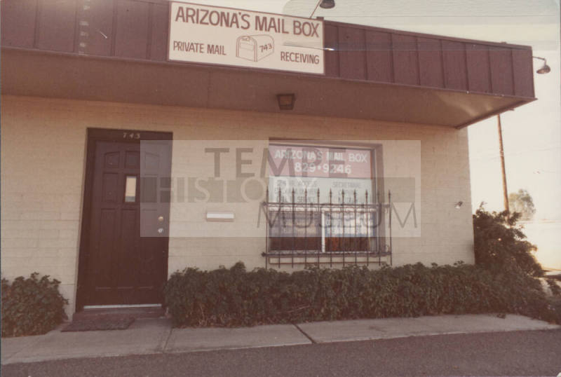 Arizona's Mailbox - 743 West University Drive, Tempe, Arizona