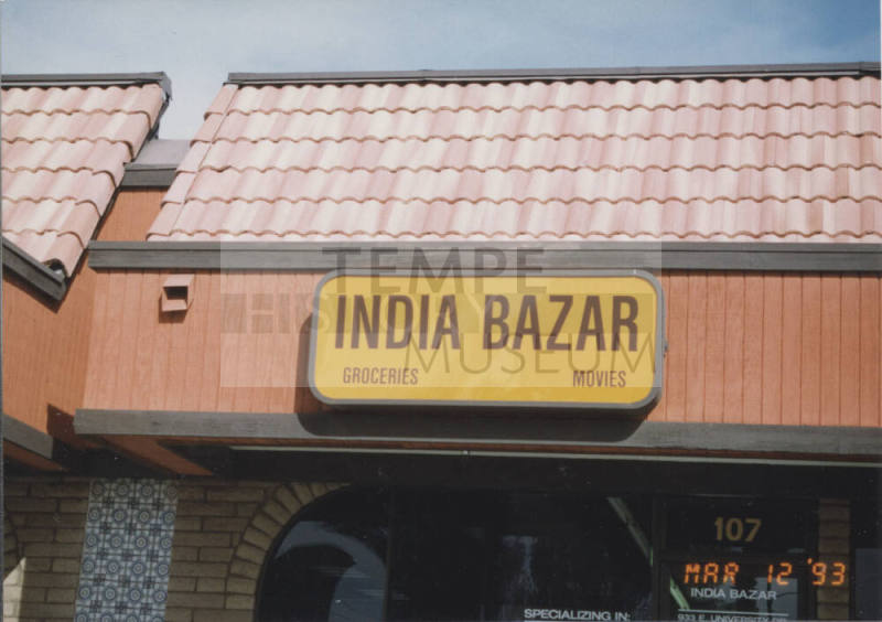 India Bazar - 933 East University Drive #107, Tempe, Arizona