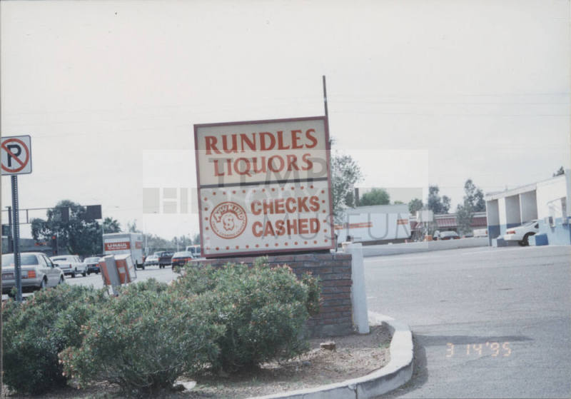 Rundles Liquors - 1324 West University Drive, Tempe, Arizona