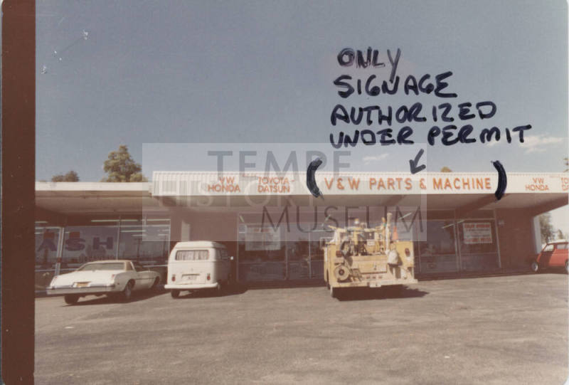 V & W parts & Machine - 1324 West University Drive, Tempe, Arizona