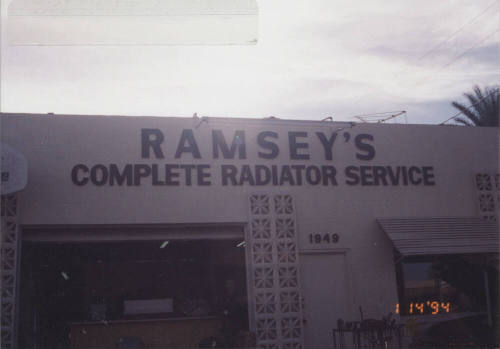 Ramsey's Radiator - 1949 East University Drive, Tempe, Arizona