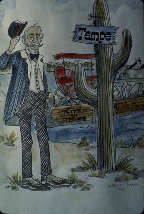 Cartoon of Charles Trumbull Hayden OS-42