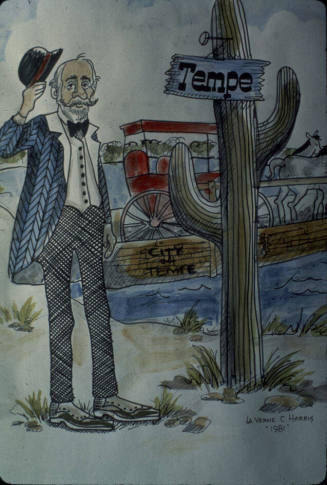 Cartoon of Charles Trumbull Hayden OS-42