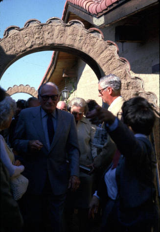 Barry Goldwater with Group of People