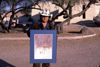 Art Menchego at Pueblo Grande Arts Show