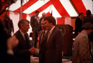 Governor Babbitt, Russell Nelson of Arizona State University