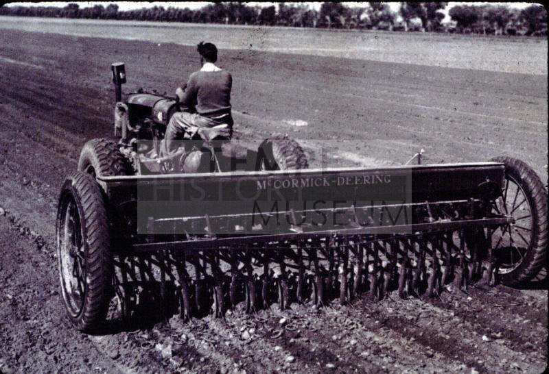 Farmer on Tractor