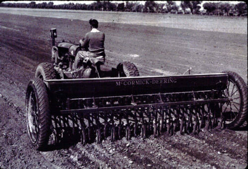 Farmer on Tractor