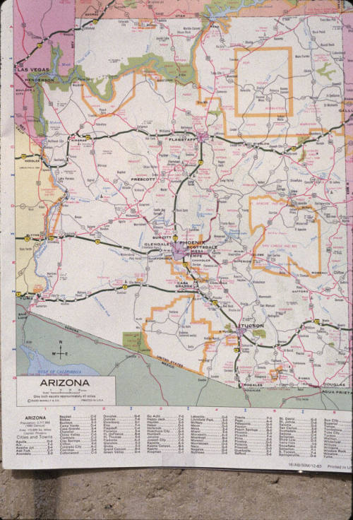 Map of Arizona
