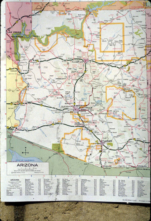 Map of Arizona