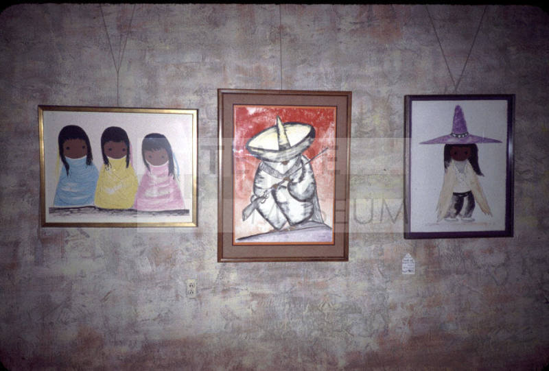 Art in Ted De Grazia's Studio-Tucson, AZ