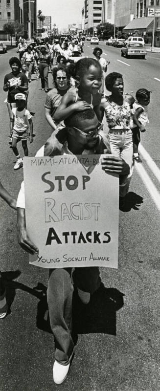 Thousands March Protesting Racist Attack