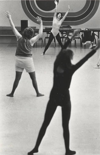 Darby Heath Leads Exercise Class