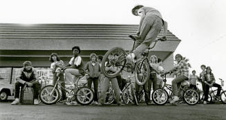 Walter Pico Does a Bike Trick for Others