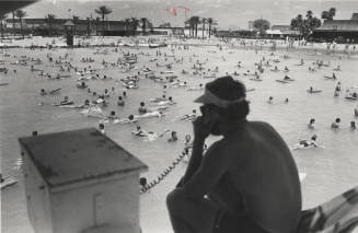 Big Surf Pool View from Lifeguard Post