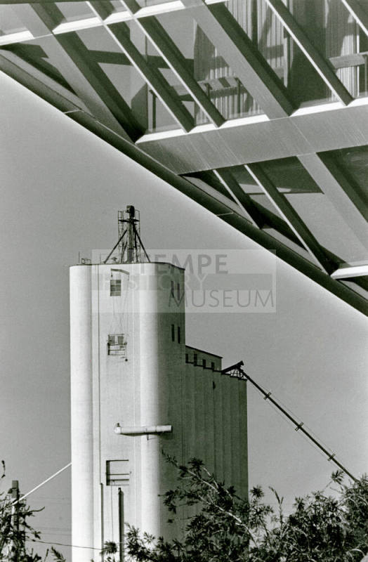 View of Hayden Flour Mill from City Hall