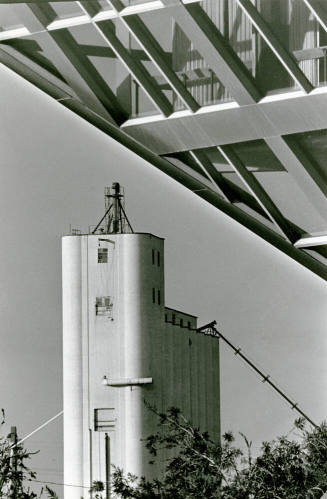 View of Hayden Flour Mill from City Hall