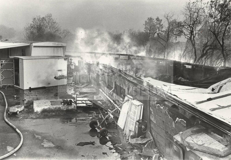Fire Destroys Legend City Amusement Ride