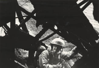 Tempe Fireman Surveys Legend City Damage