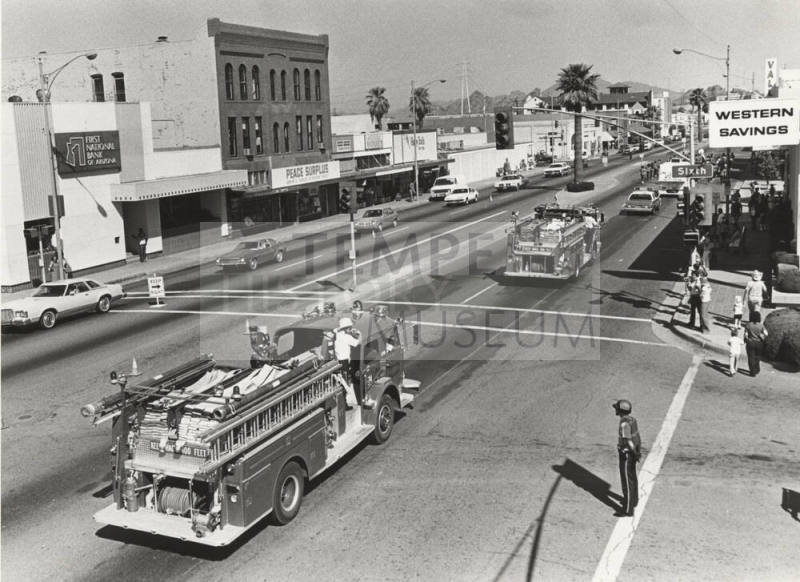 Fire Prevention Parade on Mill Avenue