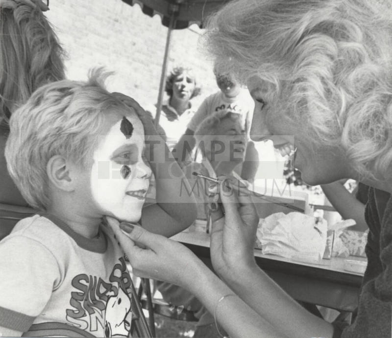 Painting Faces for Tempe Little Theatre