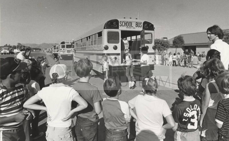 Waggoner School Bus Evaculation Drill