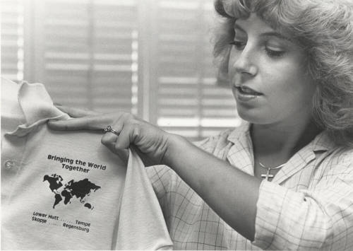 Sister Cities Exchange Student Packs Gifts