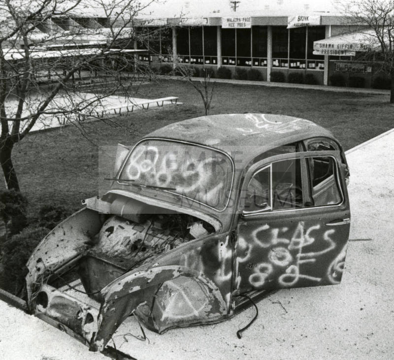 Class of 1982 Graffiti Volkswagen Shell at McClintock High School