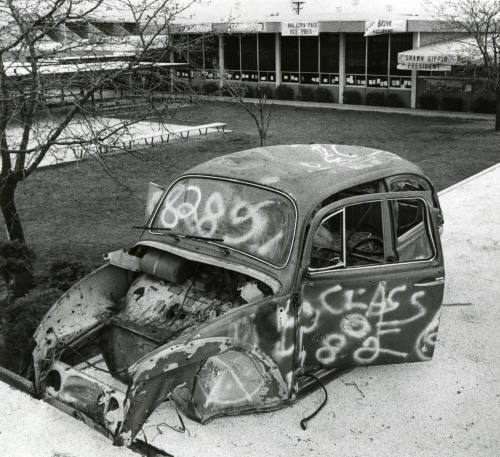 Class of 1982 Graffiti Volkswagen Shell at McClintock High School