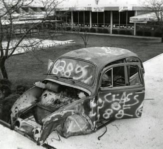 Class of 1982 Graffiti Volkswagen Shell at McClintock High School