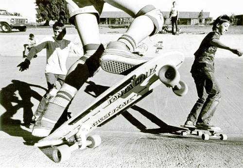 Skateboarding at Hohokam Banks, 48th Street and University Drive
