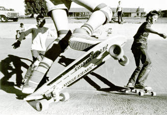 Skateboarding at Hohokam Banks, 48th Street and University Drive