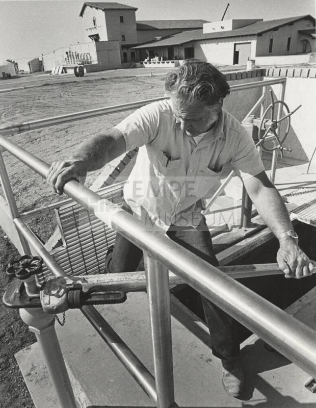 Construction Worker at Tempe Water Plant