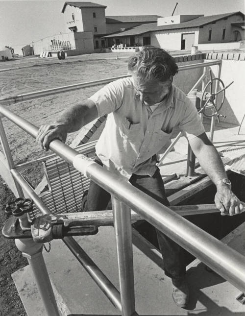 Construction Worker at Tempe Water Plant