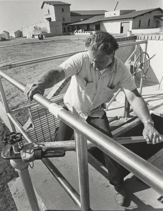 Construction Worker at Tempe Water Plant
