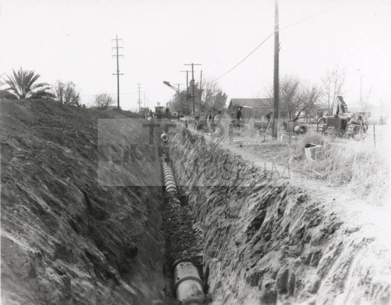 Water Or Sewer Ditch in Tempe