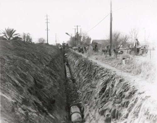 Water Or Sewer Ditch in Tempe