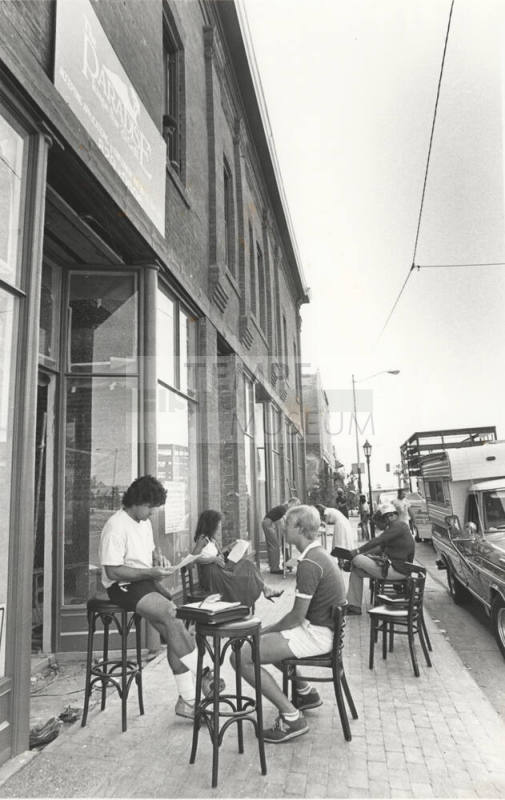 Interviews in Front of Paradise Lounge