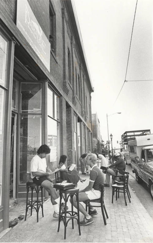 Interviews in Front of Paradise Lounge