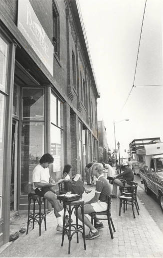 Interviews in Front of Paradise Lounge