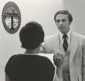 Harry Mitchell Is Sworn in as Mayor