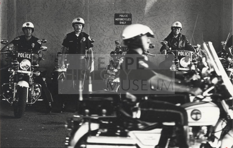 Tempe Police Officers Riding Motorcycles
