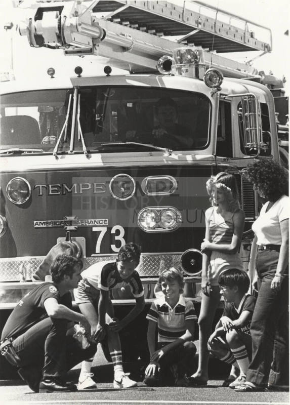 Tempe Fire Department's Ladder Truck 73