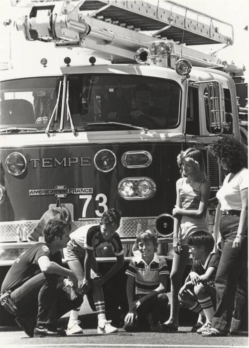 Tempe Fire Department's Ladder Truck 73