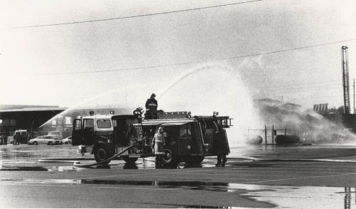Phoenix Fire Engine #13 at a Fire Scene