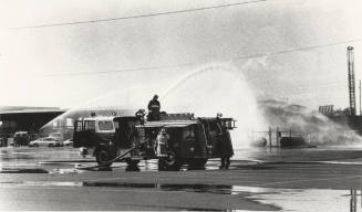 Phoenix Fire Engine #13 at a Fire Scene