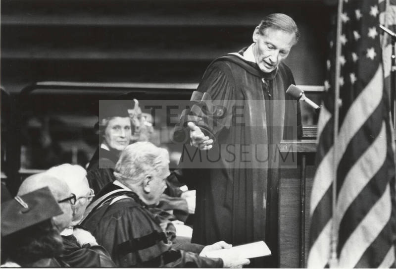 Arizona State University President John Schwada at Graduation